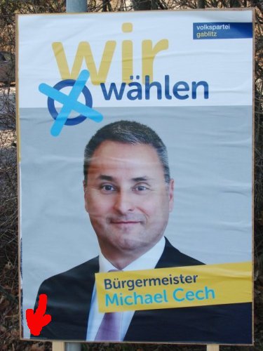 ÖVP-Plakat-Impressum ist winzig klein